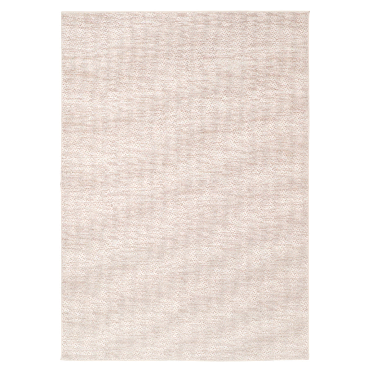 Washable Bobbled Beige Chic Rug - Lucy