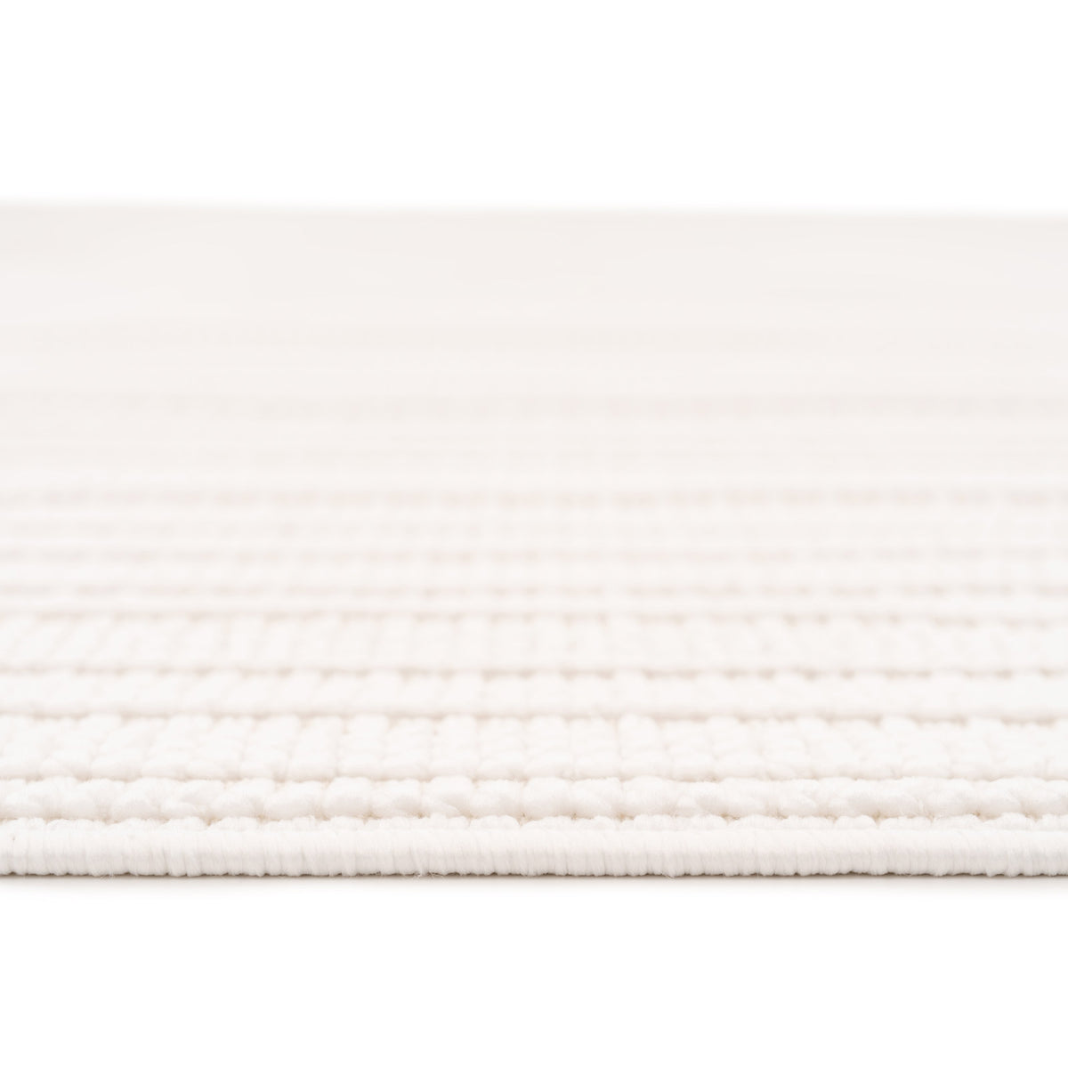 Washable Bobbled Cream Scandi Rug - Olivia