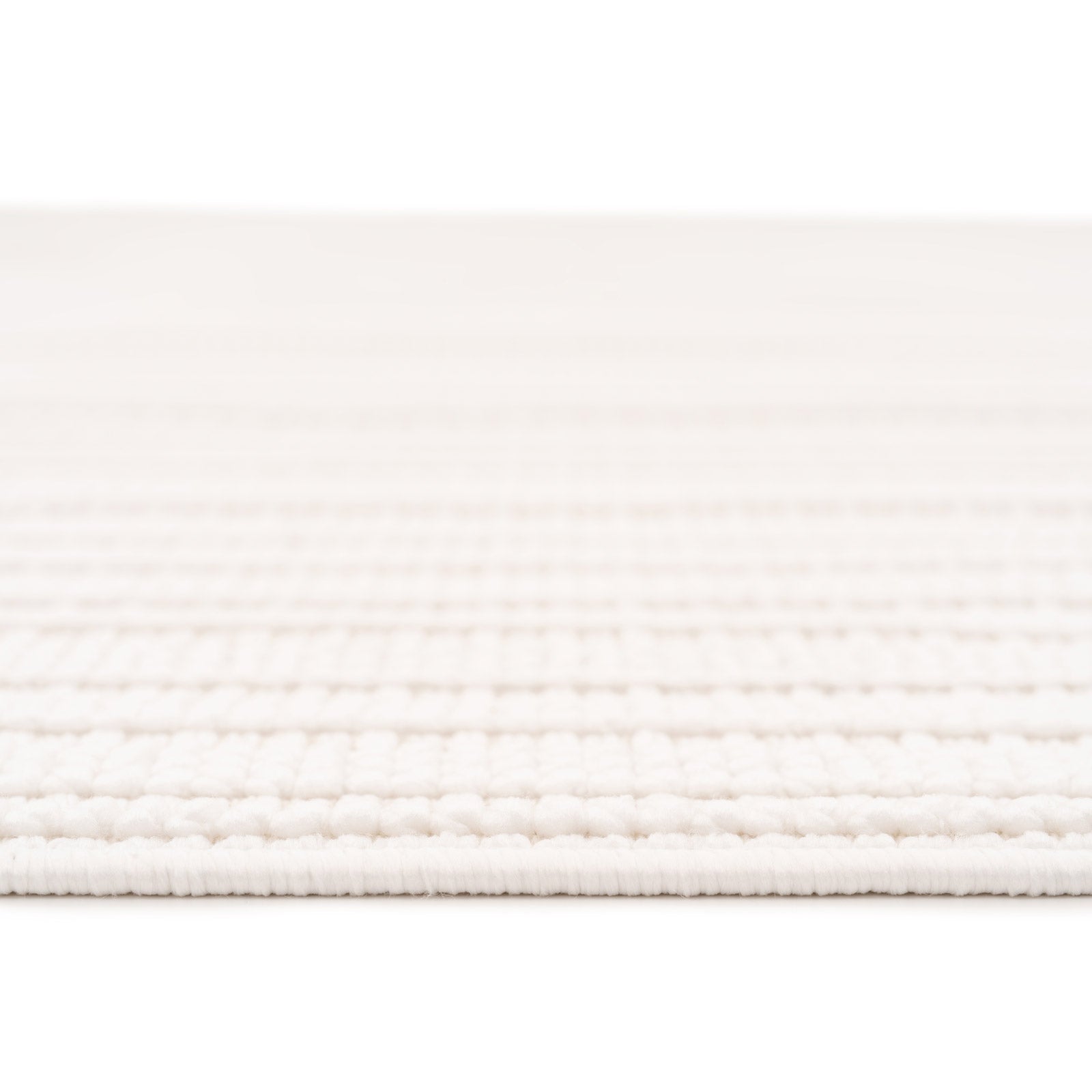 Washable Bobbled Cream Scandi Rug - Olivia