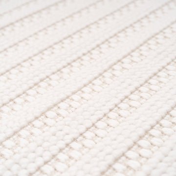 Washable Bobbled Cream Scandi Runner - Olivia