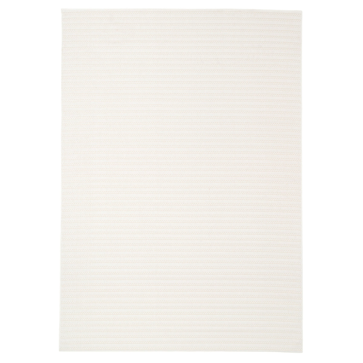 Washable Bobbled Cream Scandi Rug - Olivia