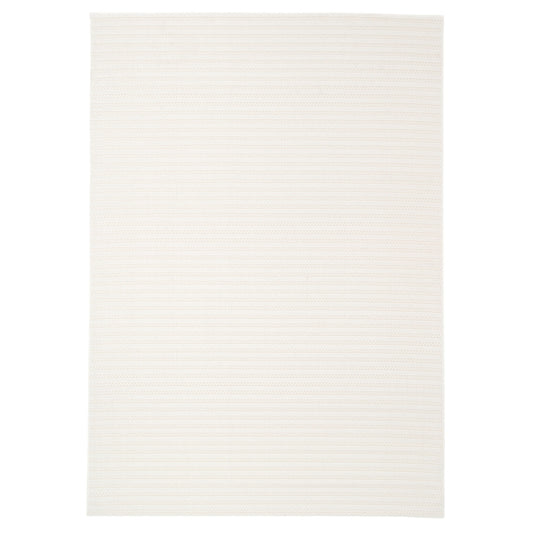 Washable Bobbled Cream Scandi Rug - Olivia