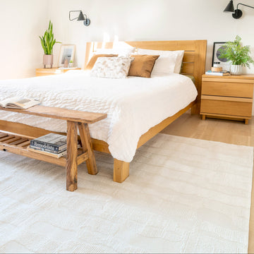 Soft Cream Boho Rug - Elina