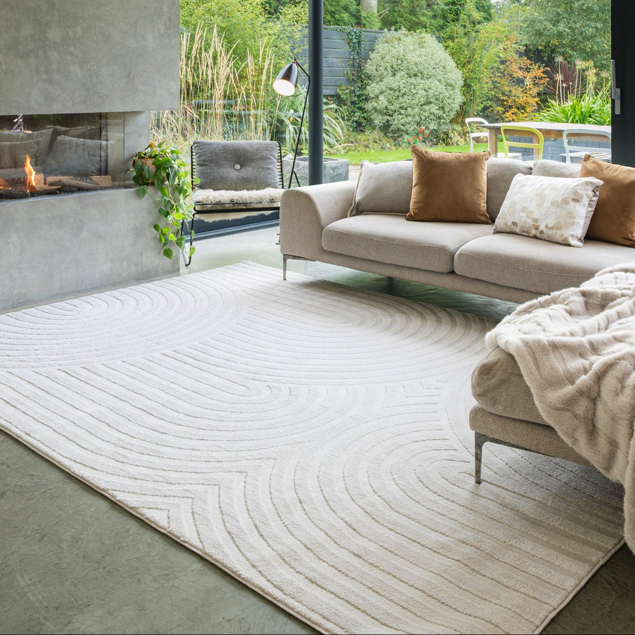 Soft Cream Boho Rug - Luma – Kukoon Rugs Online