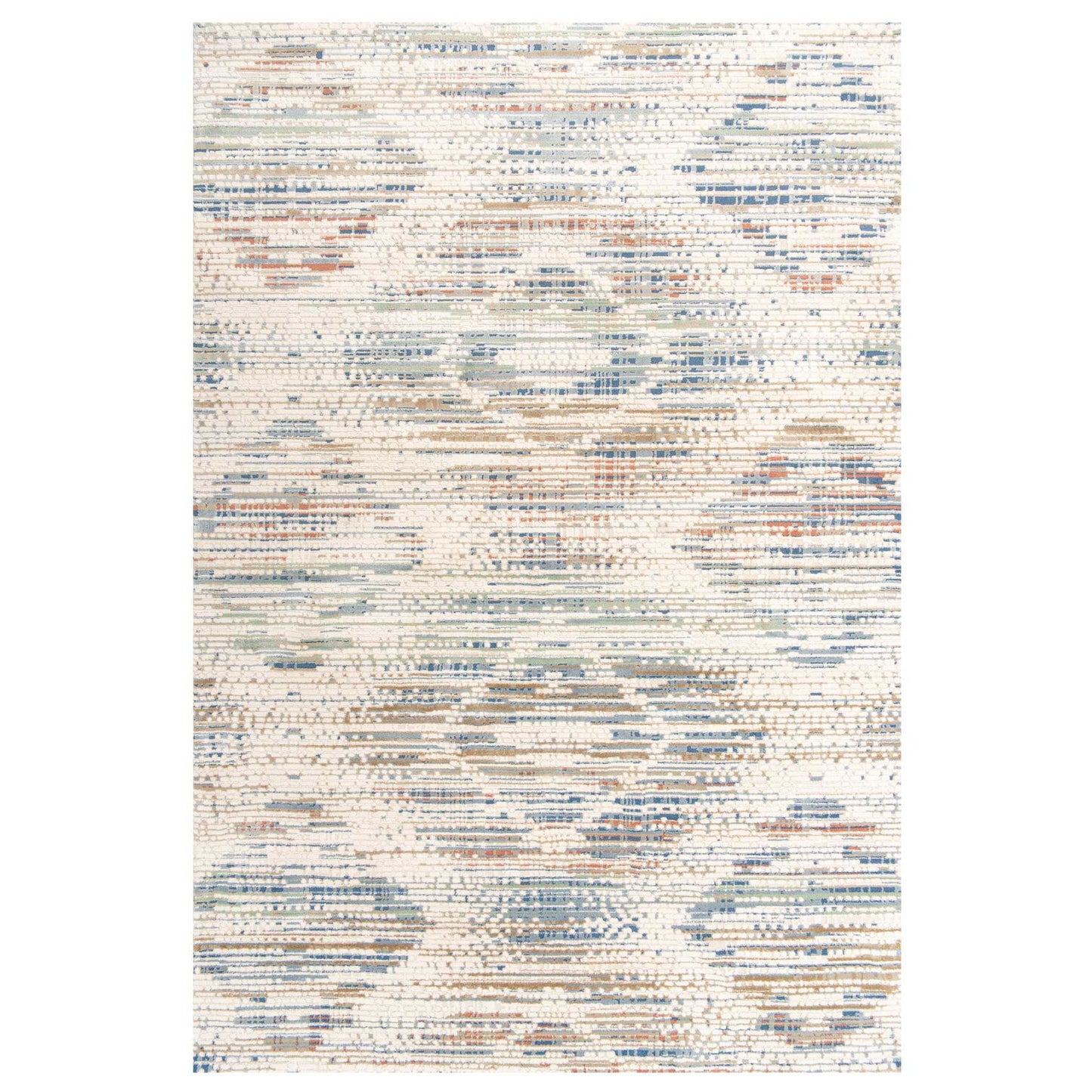 Multicolour Soft Abstract Aztec Living Room Rug