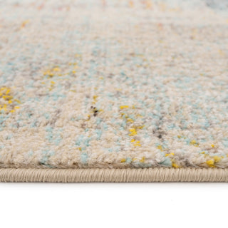 Blue Chevron Area Rug - Agatha