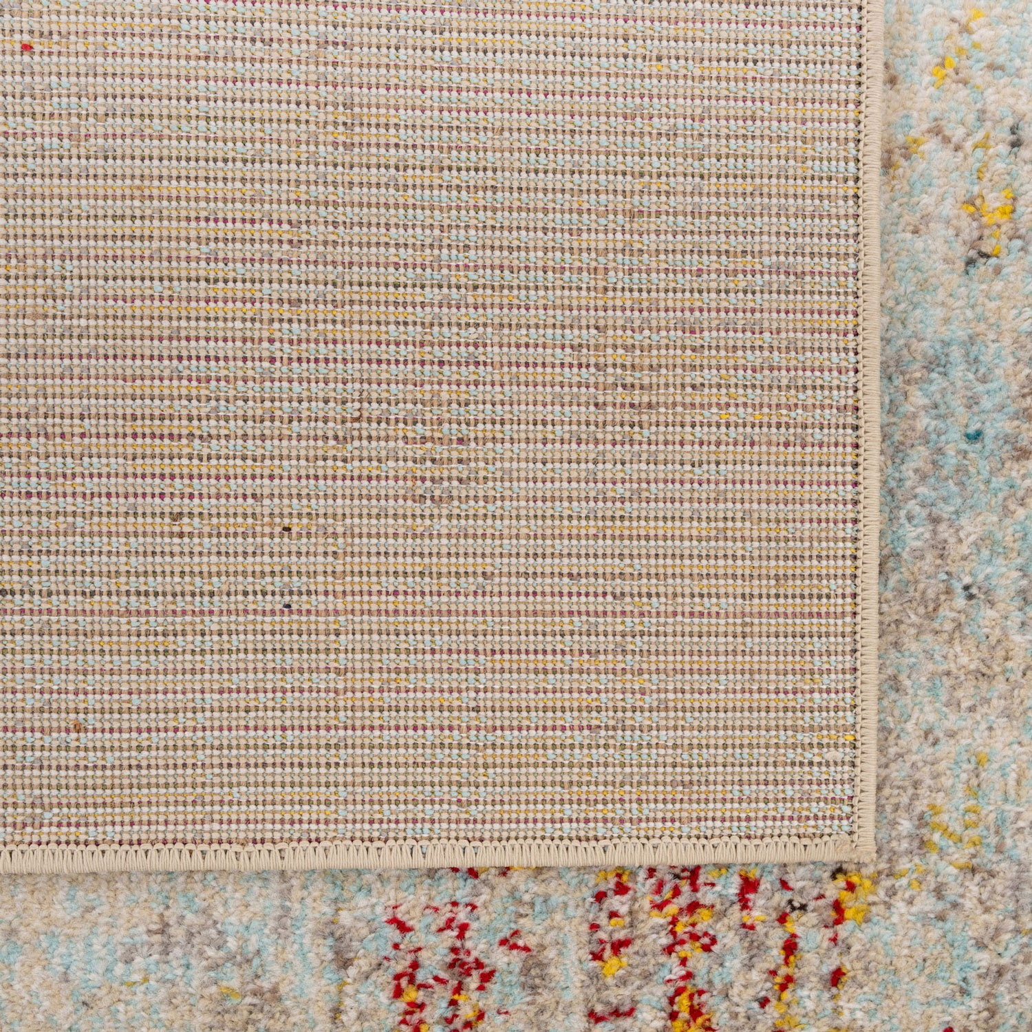 Blue Chevron Area Rug - Agatha