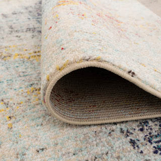 Blue Chevron Area Rug - Agatha