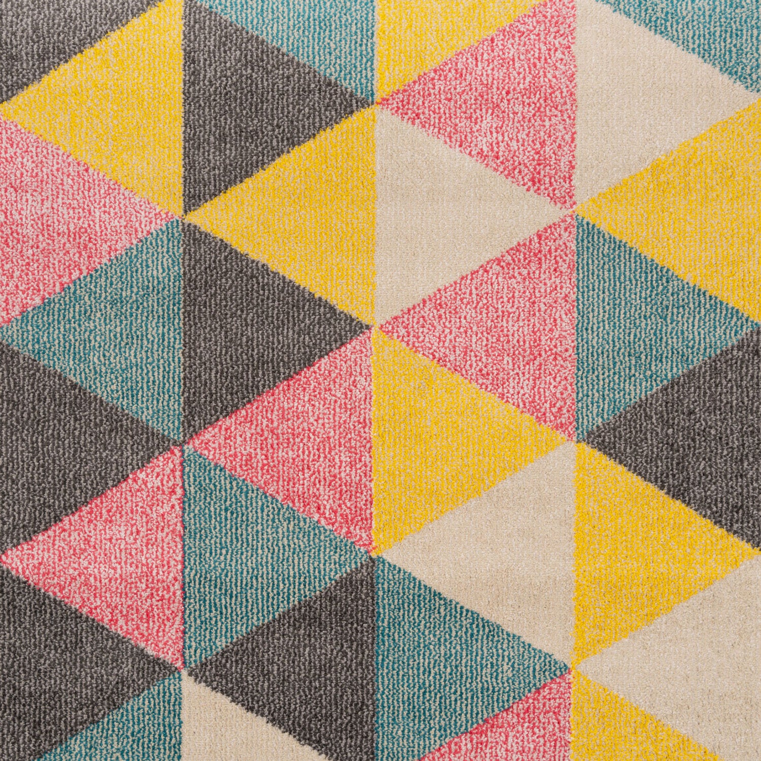 Multicolour Geometric Area Rug - Ataro