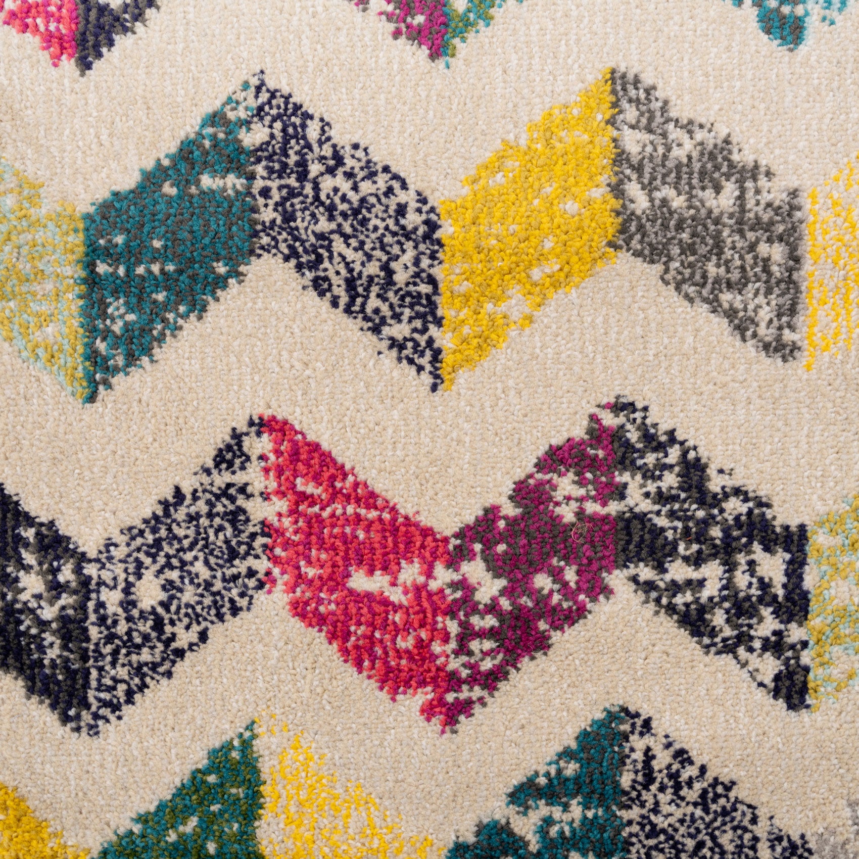Vibrant Zig Zag Area Rug - Iridian