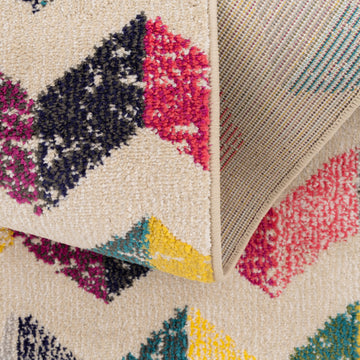 Vibrant Zig Zag Area Rug - Iridian