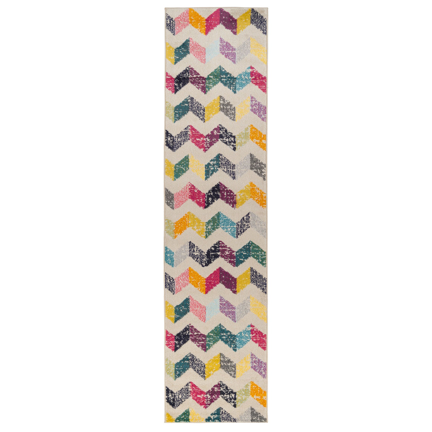 Vibrant Zig Zag Area Rug - Iridian