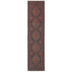 Washable Distressed Multicolour Runner Rug