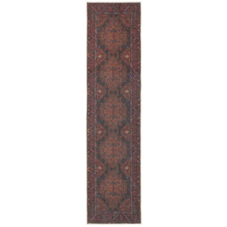 Washable Distressed Multicolour Runner Rug