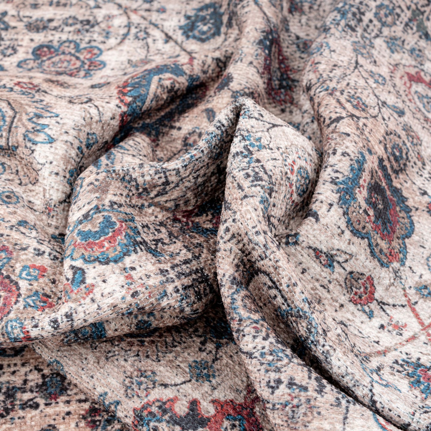 Washable Multicolour Flora Area Rug - Aria
