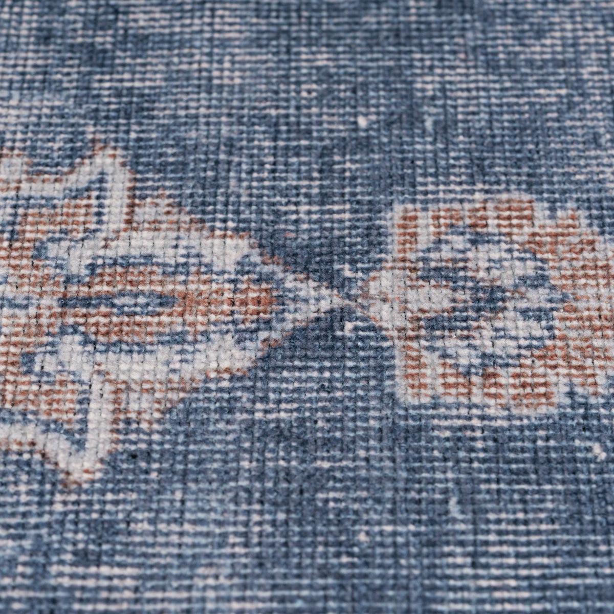 Flatwoven Washable Denim Blue Runner - Ballina