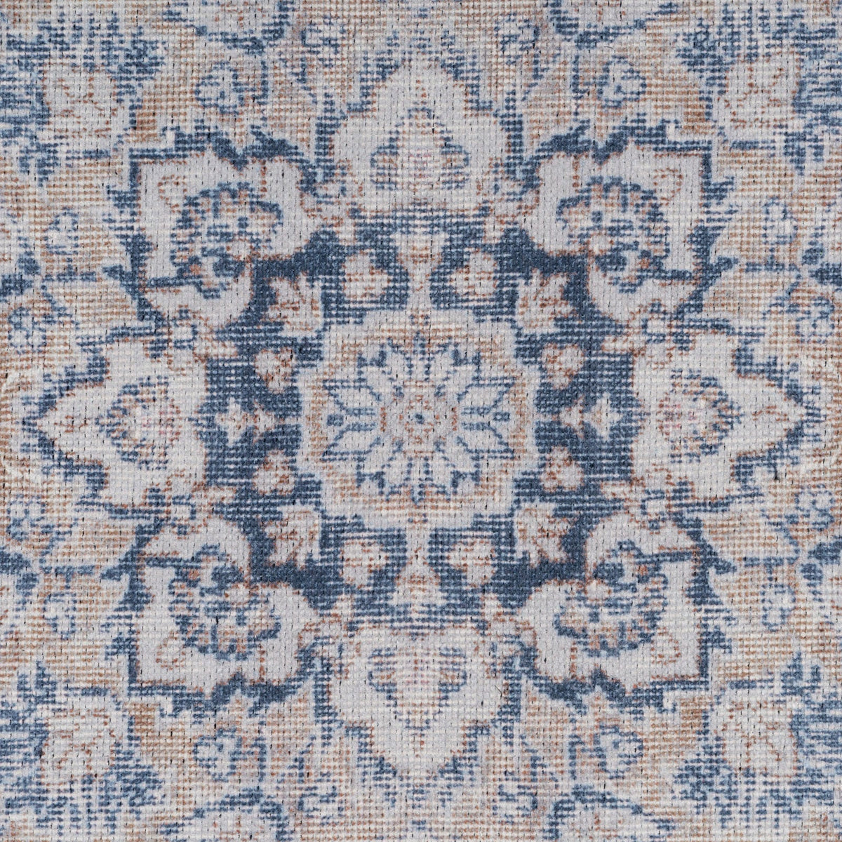 Flatwoven Washable Denim Blue Runner - Ballina