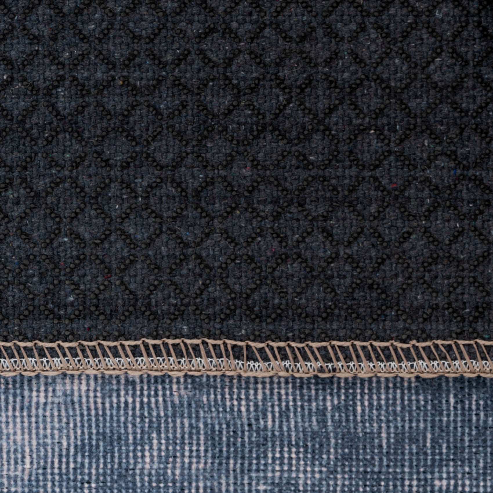 Flatwoven Washable Denim Blue Runner - Ballina