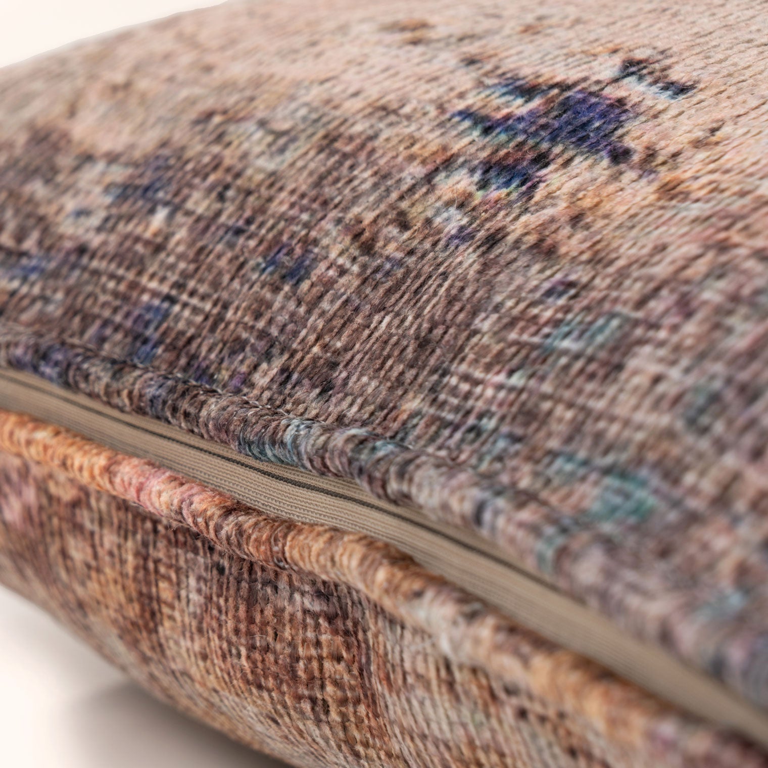 Distressed Multicolour Cushion Cover