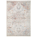 Distressed Multicolour Washable Area Rug
