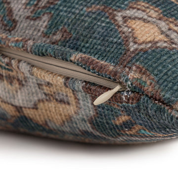 Distressed Teal Cushion Cover