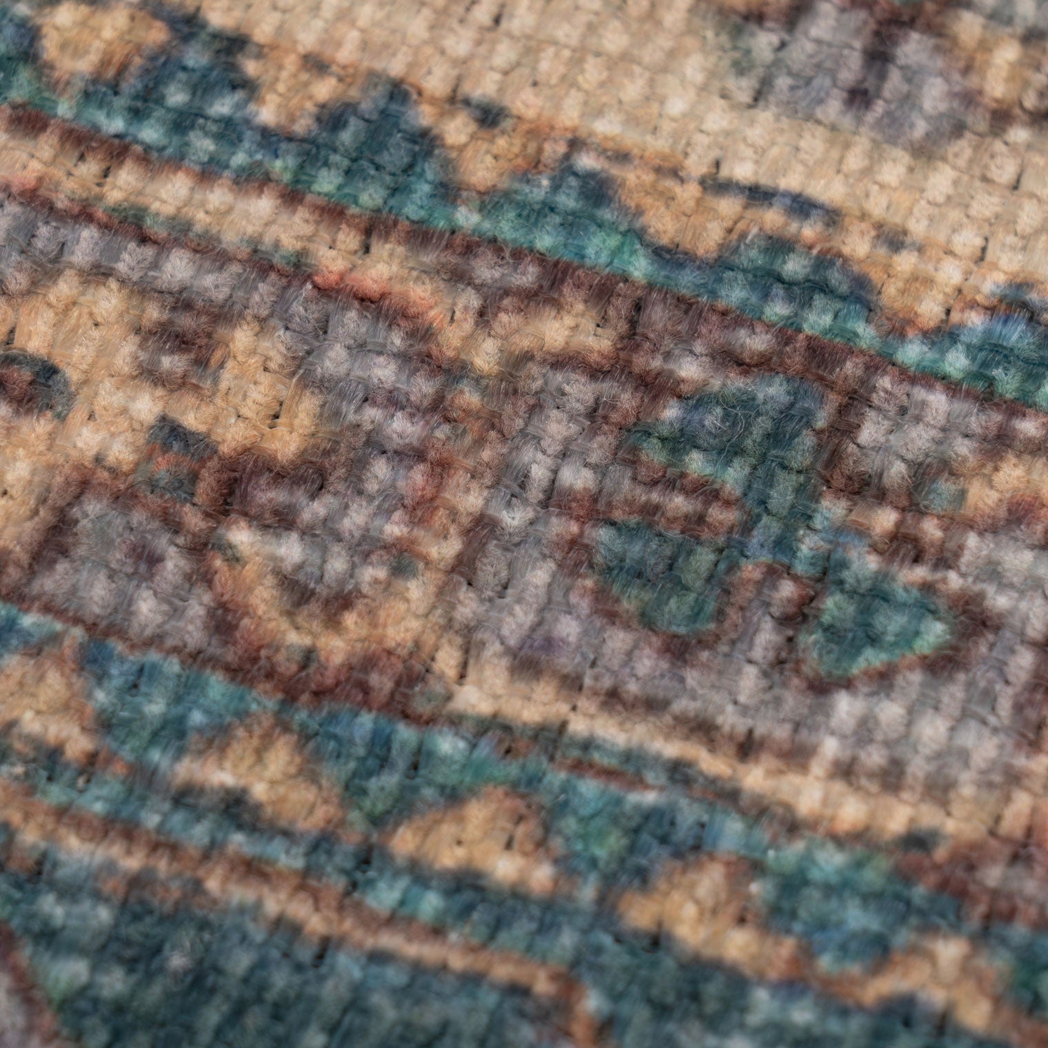 Distressed Teal Cushion Cover