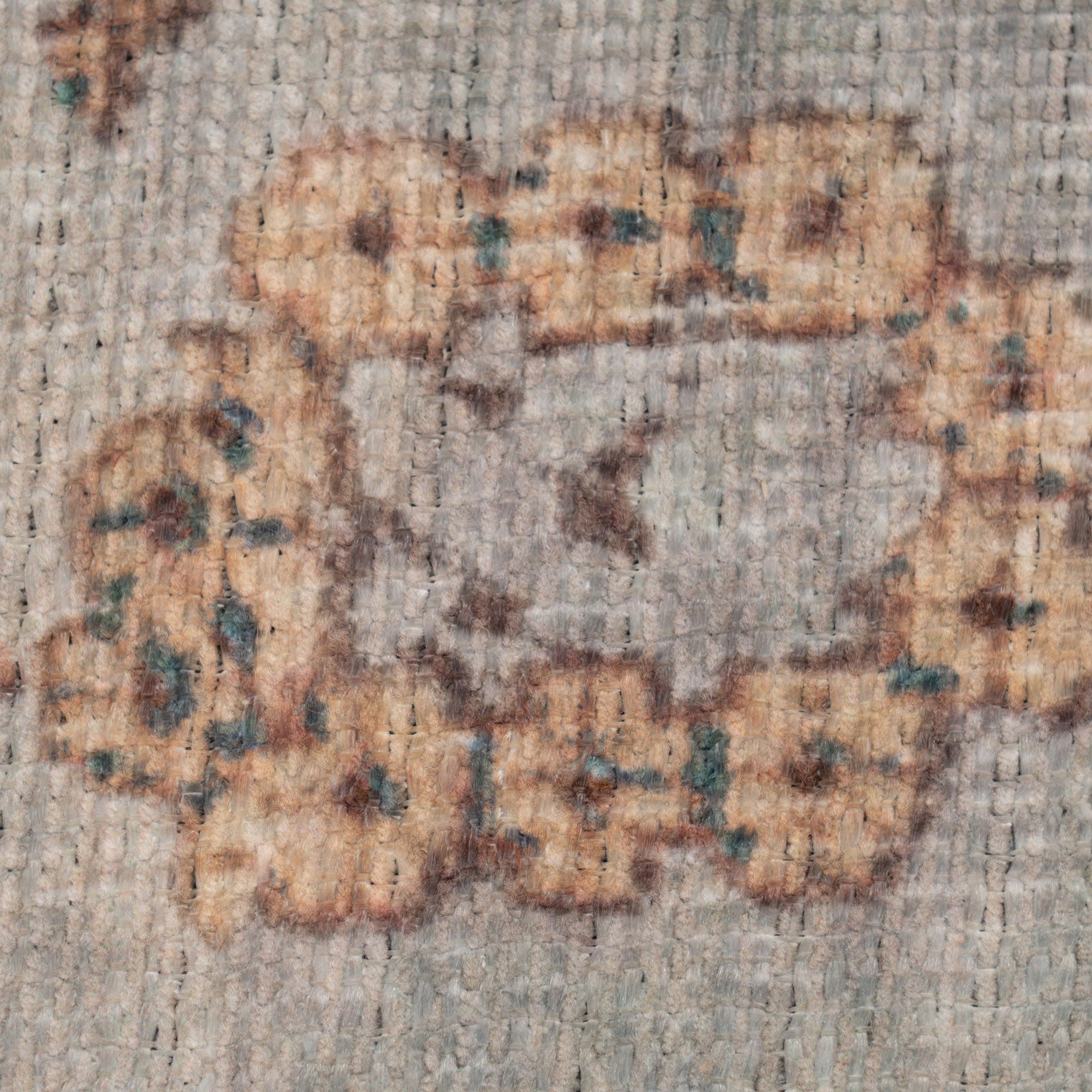 Distressed Teal Cushion Cover