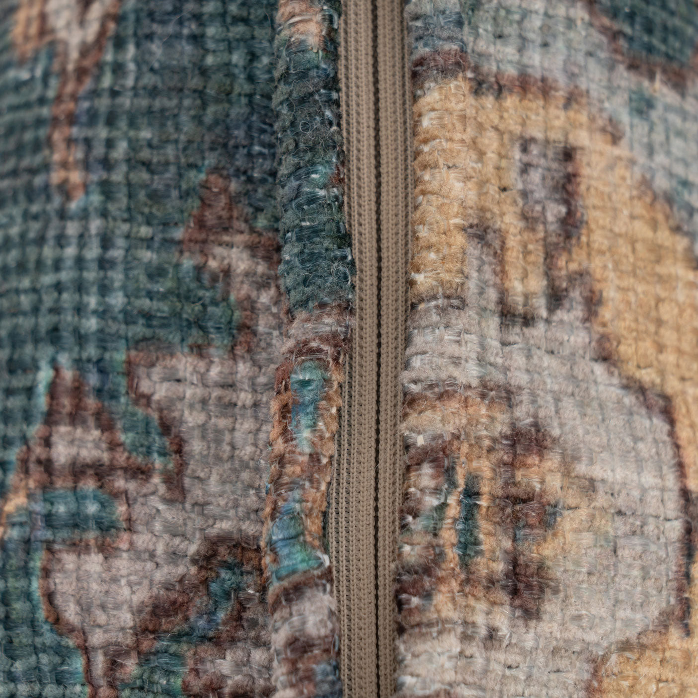 Distressed Teal Cushion Cover