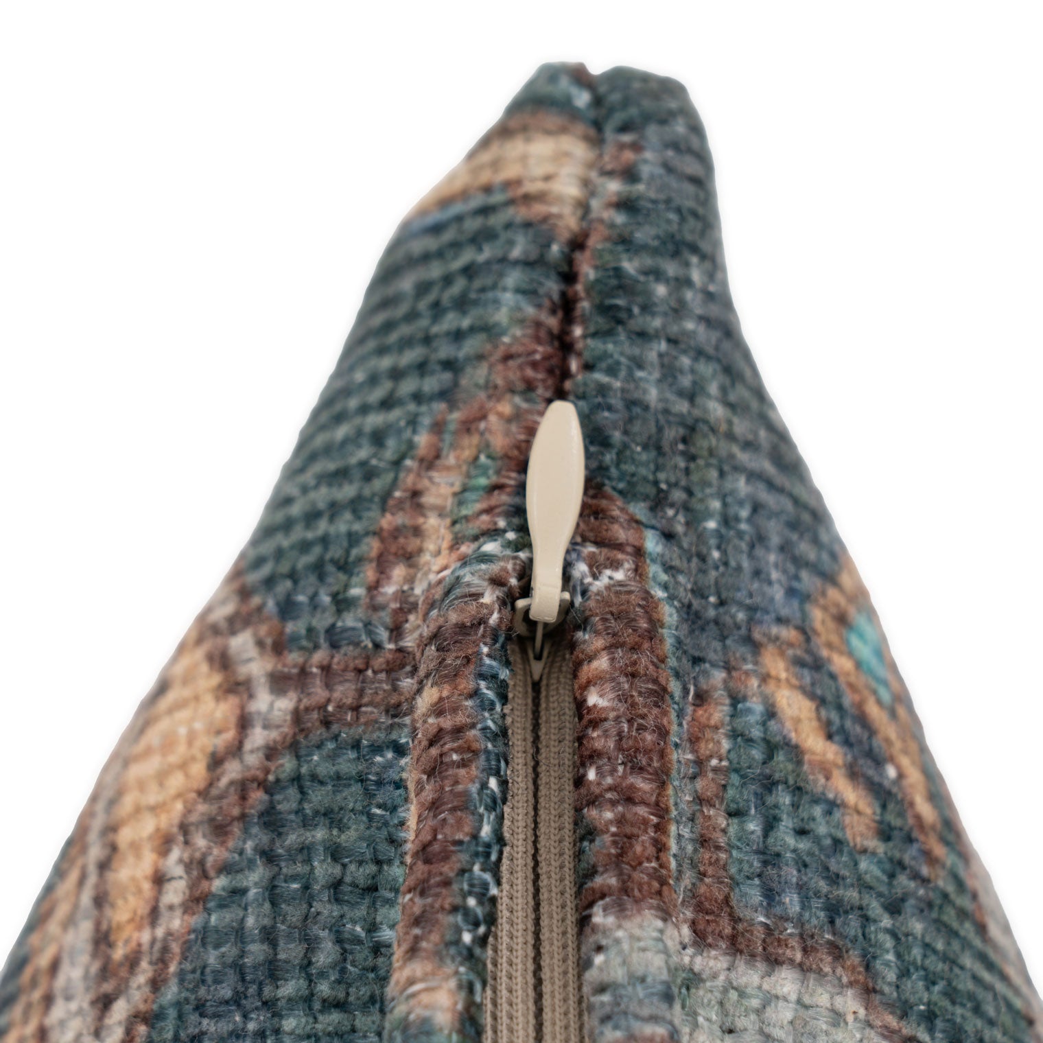 Distressed Teal Cushion Cover