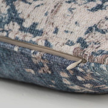 Distressed Blue Cushion Cover