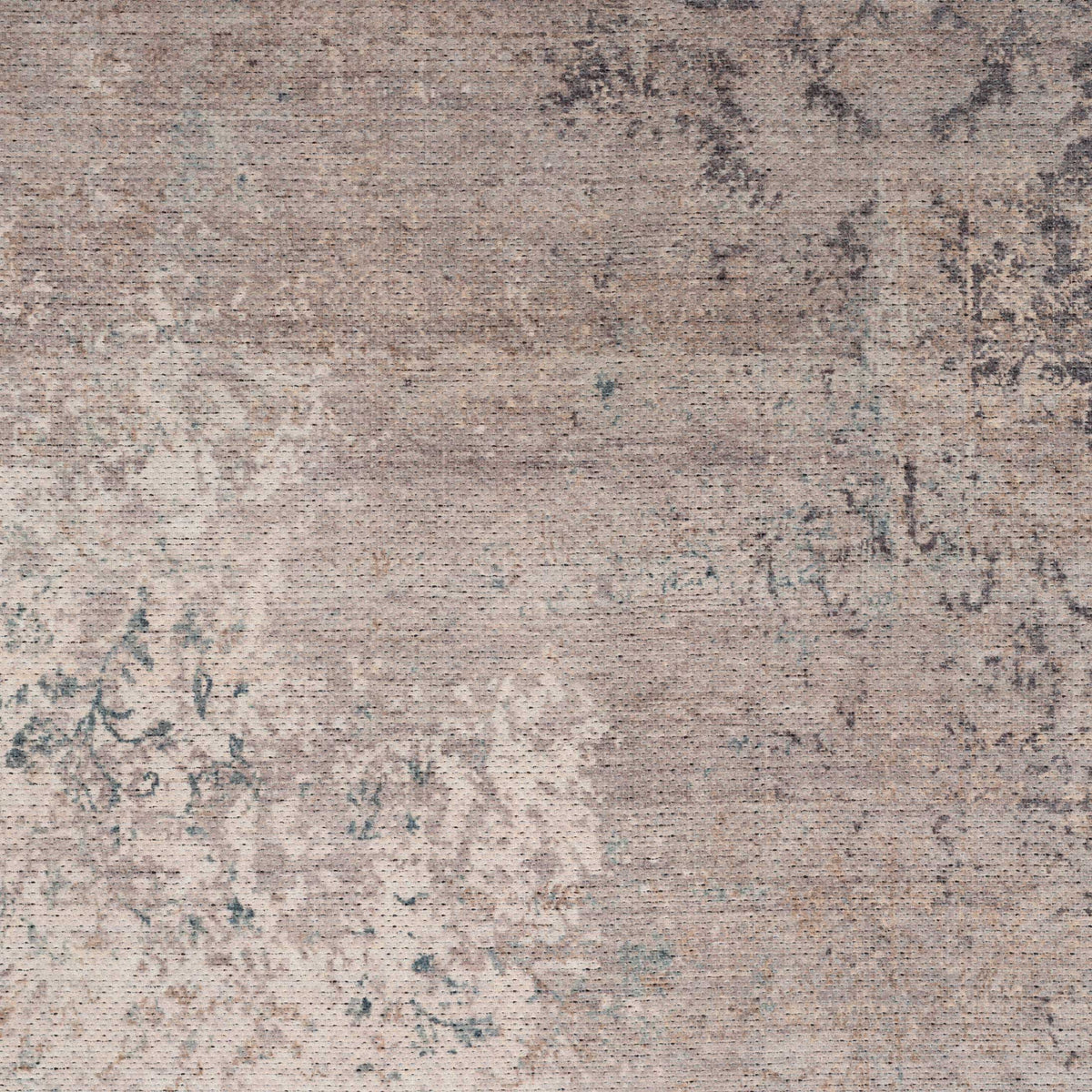 Distressed Renaissance Greige Washable Runner Rug