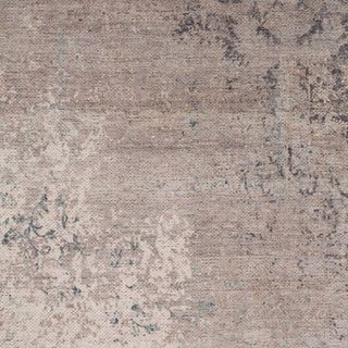 Distressed Renaissance Greige Washable Runner Rug