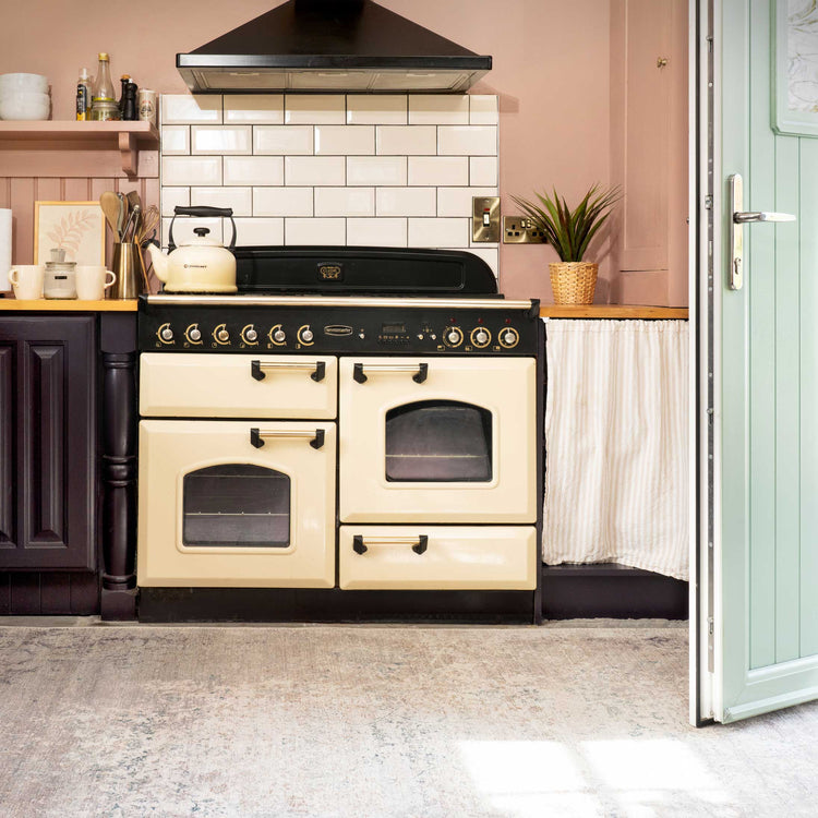 Distressed Renaissance Greige Washable Rug