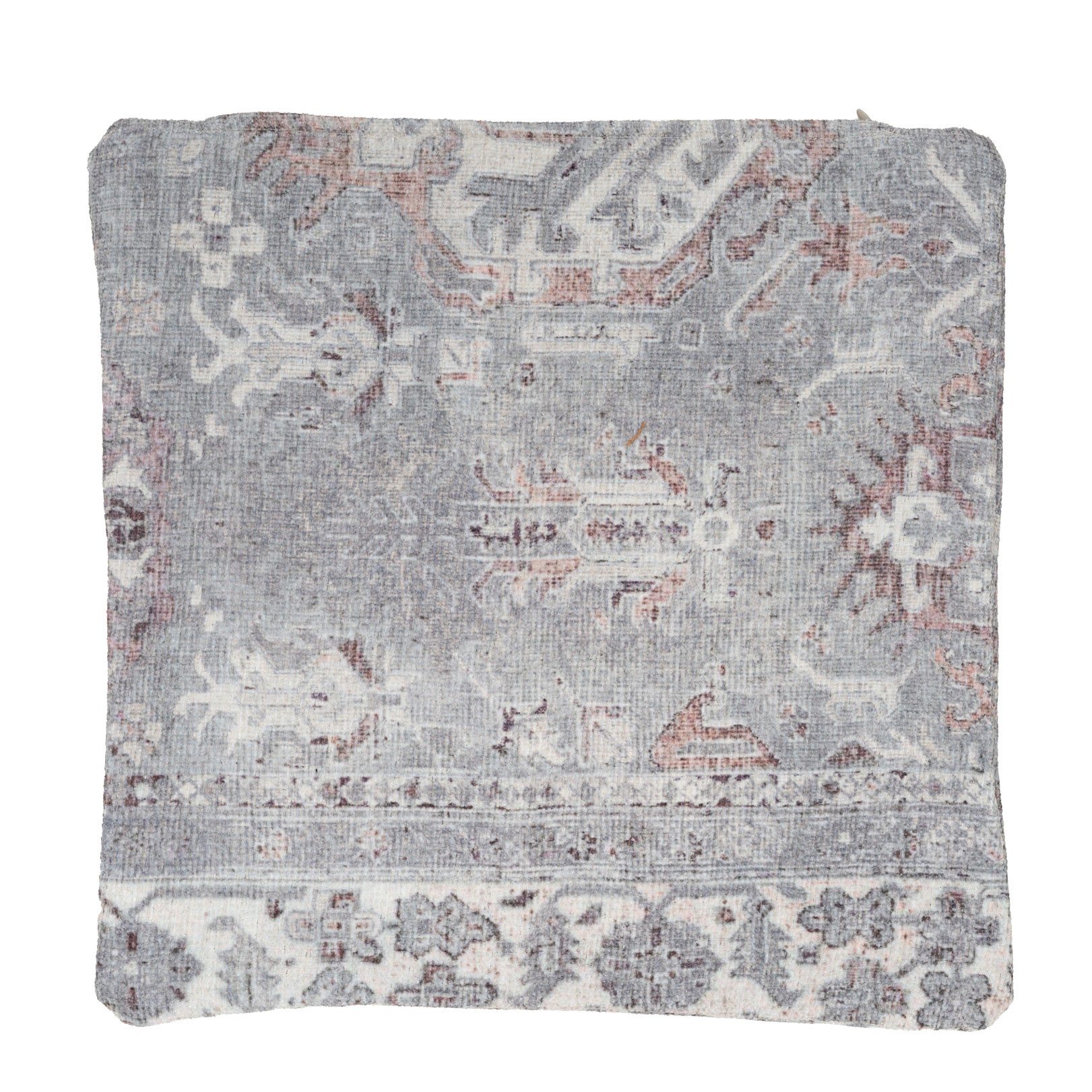 Distressed Grey Cushion Cover