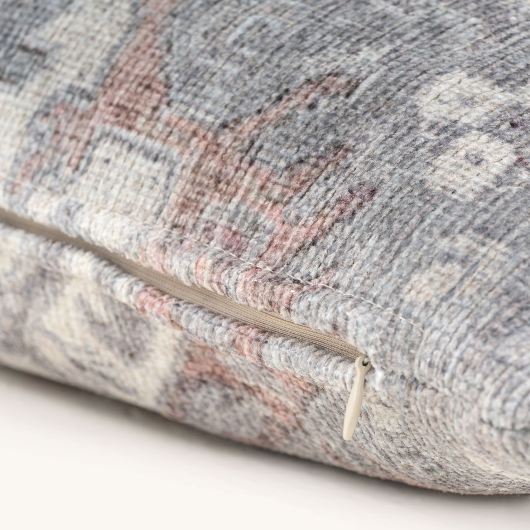 Distressed Grey Cushion Cover