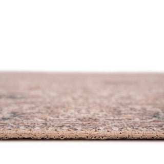 Flatwoven Washable Vintage Distressed Floral Area Rug - Macie