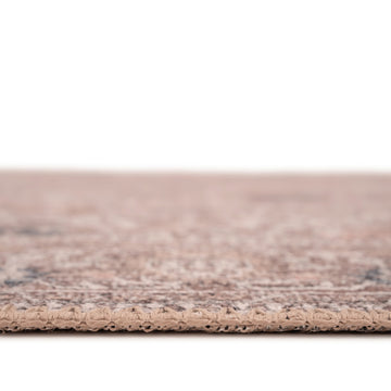 Flatwoven Washable Vintage Floral Runner - Macie