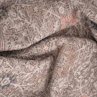 Flatwoven Washable Vintage Distressed Floral Area Rug - Macie