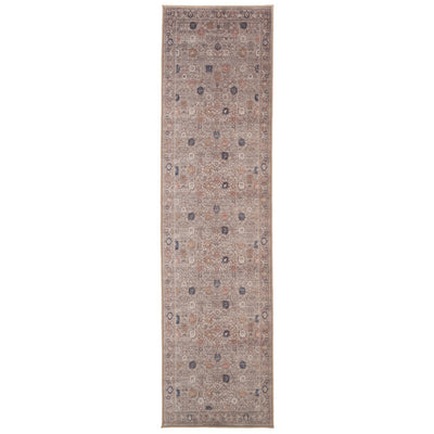 Flatwoven Washable Vintage Floral Runner - Macie