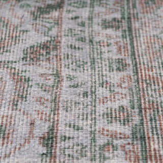Flatwoven Washable Green Medallion Area Runner - Orion