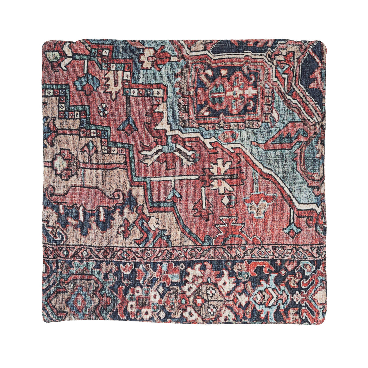 Distressed Red Cushion Cover