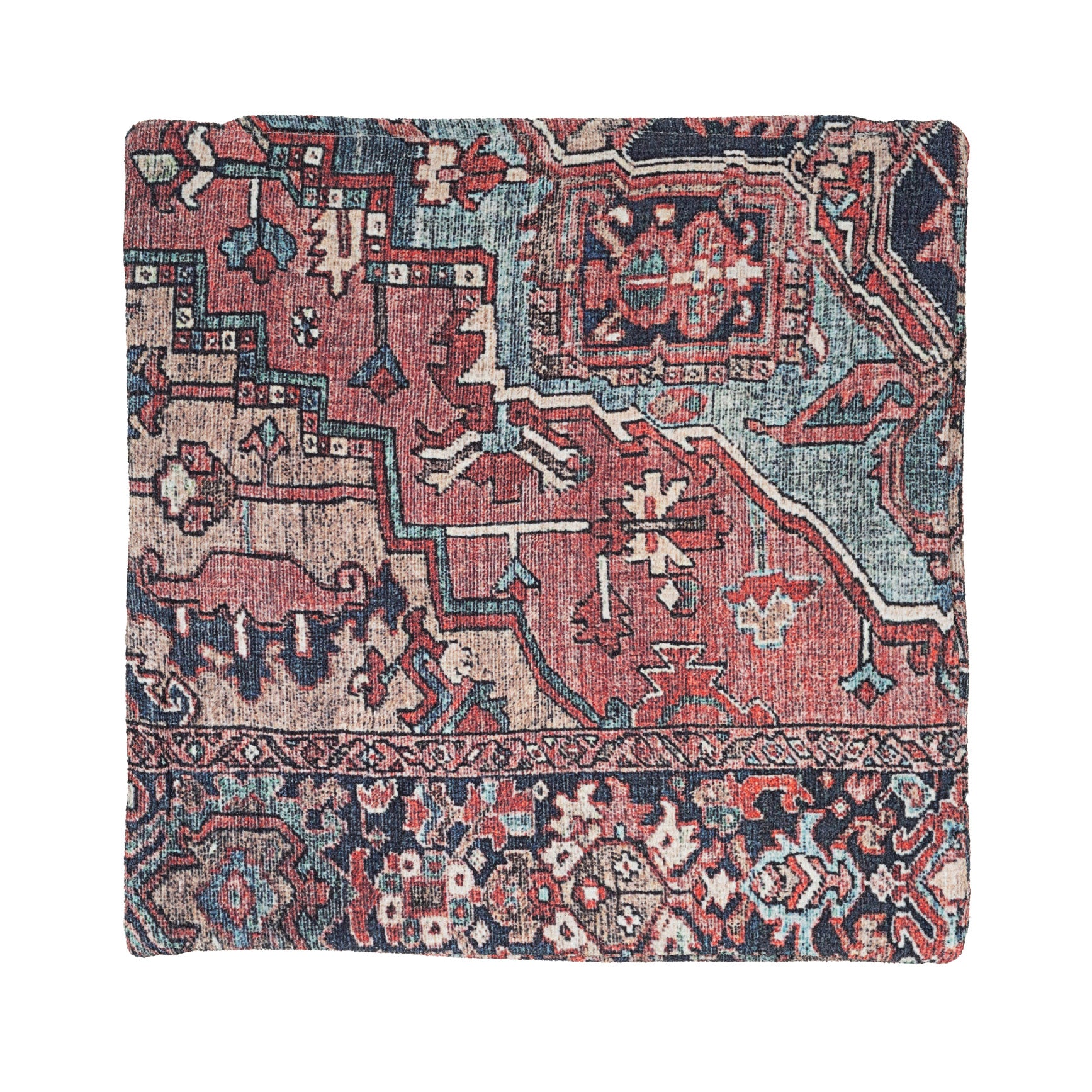 Distressed Red Cushion Cover