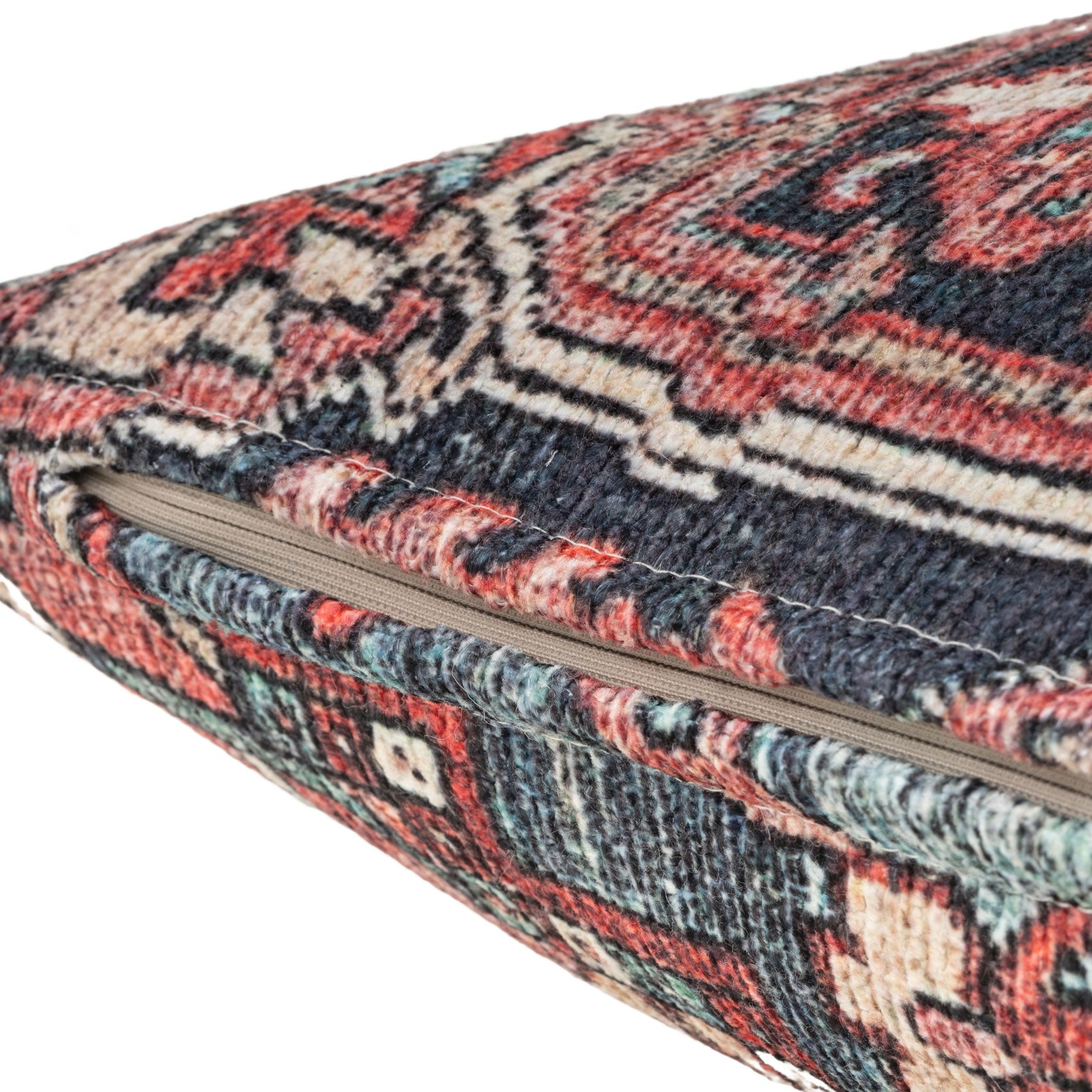 Distressed Red Cushion Cover