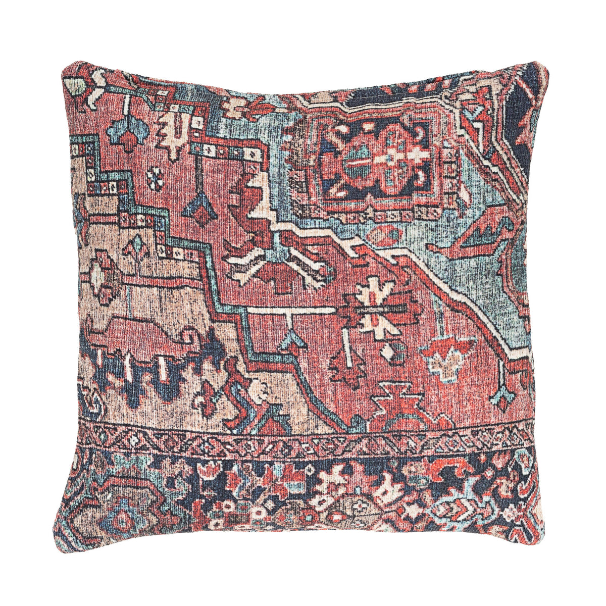 Distressed Red Cushion Cover