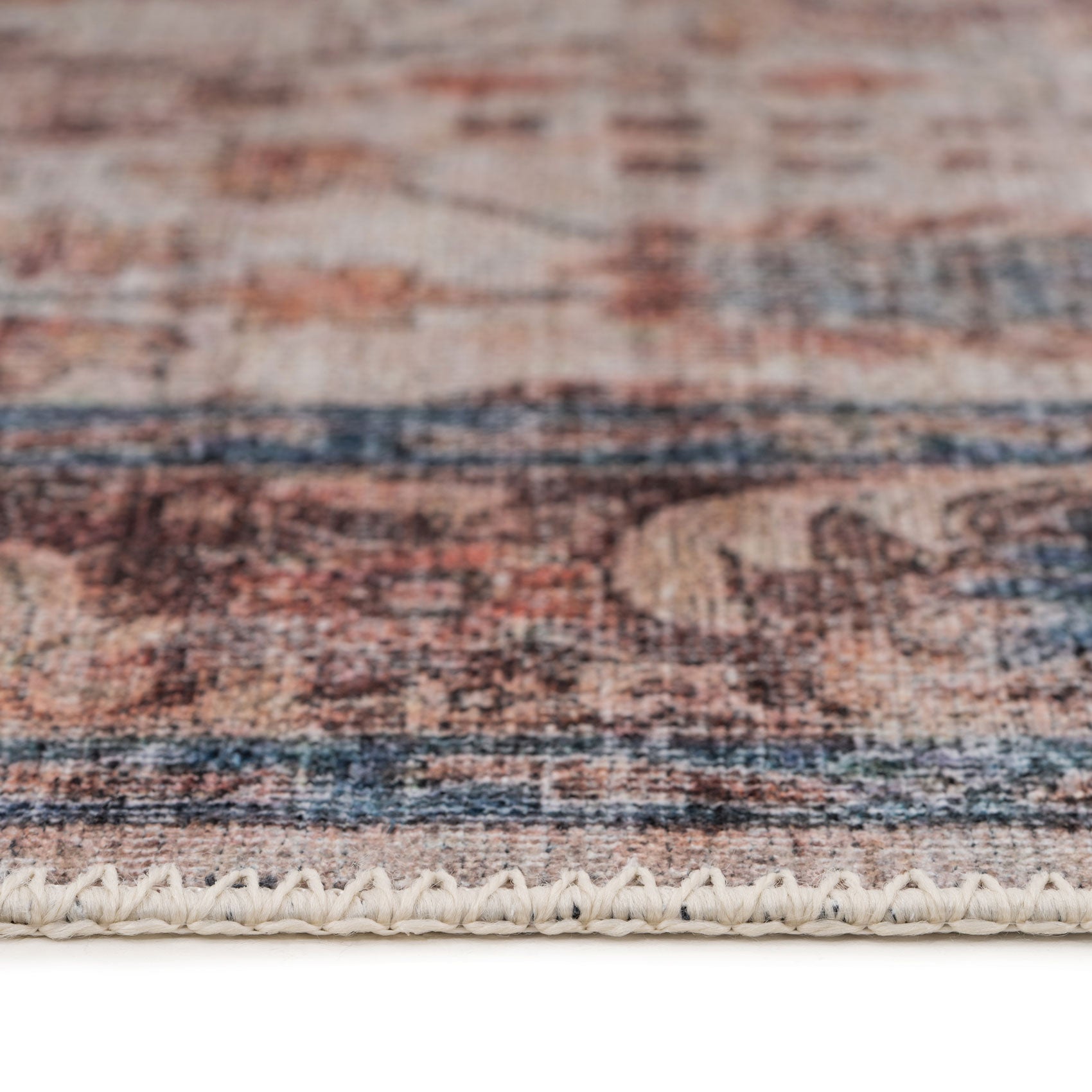 Flatwoven Washable Earthy Flora Area Rug - Shannon
