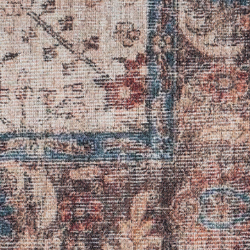 Flatwoven Washable Earthy Flora Runner Rug - Shannon