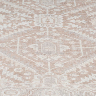 Flatwoven Washable Distressed Beige Runner - Tolka