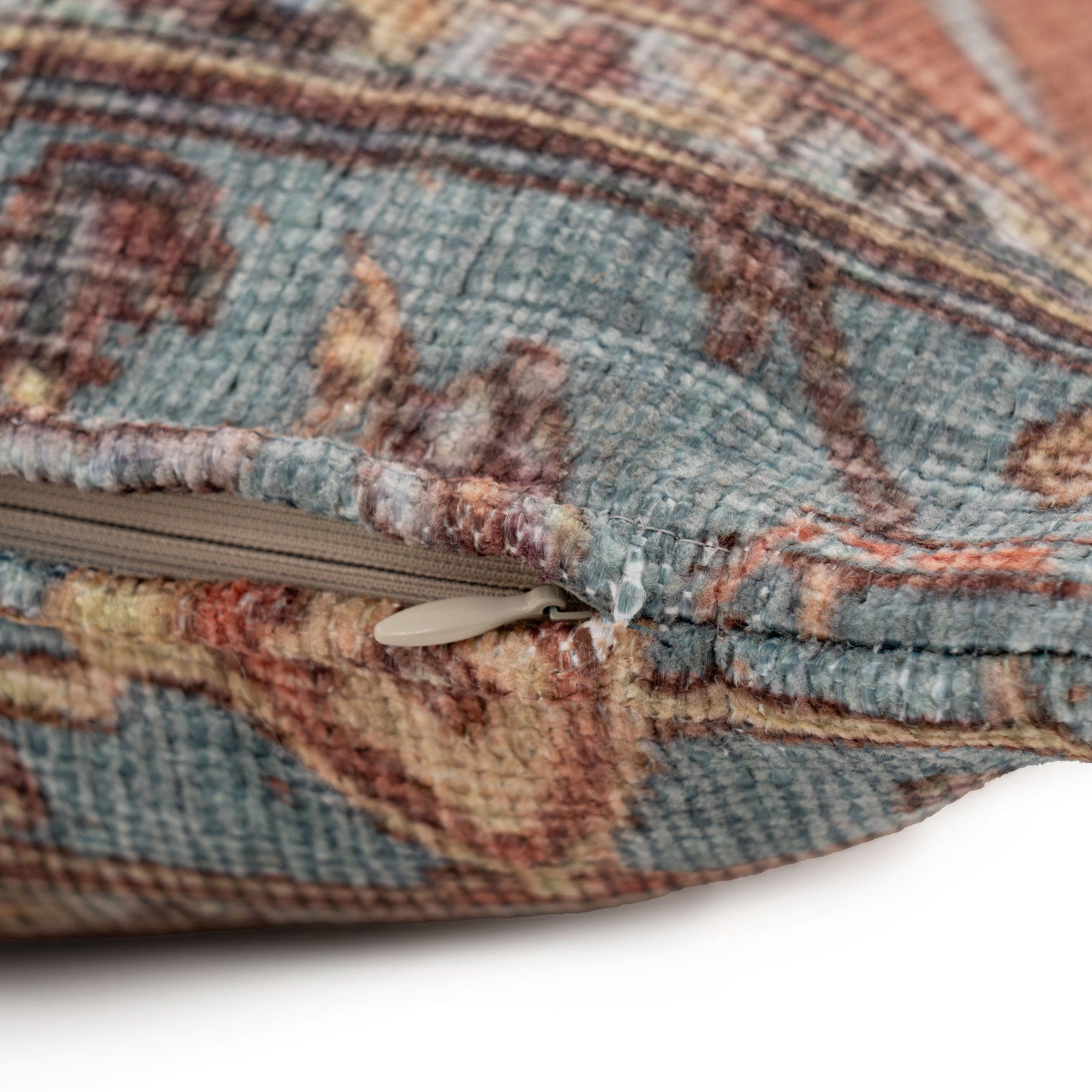 Terracotta Aztec Cushion Cover