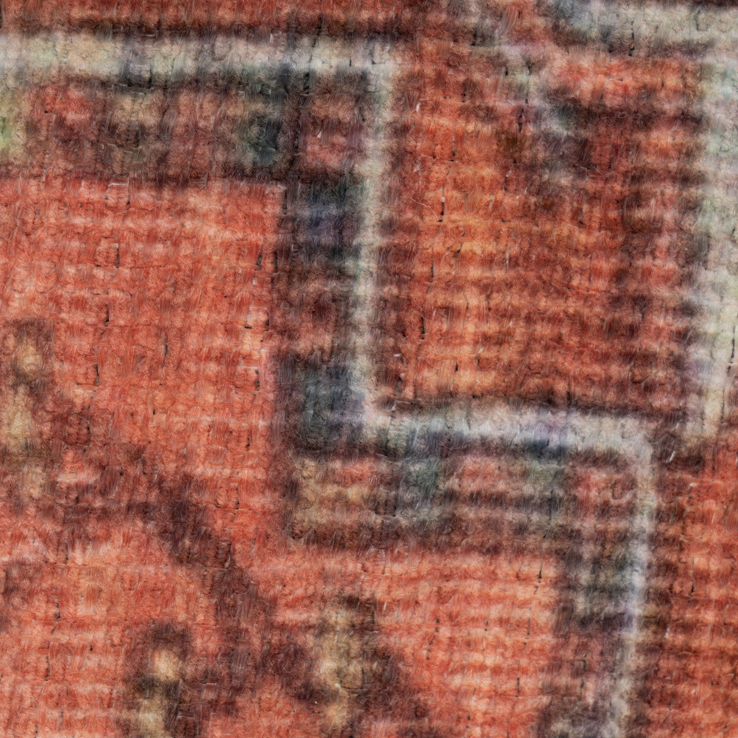 Terracotta Aztec Cushion Cover