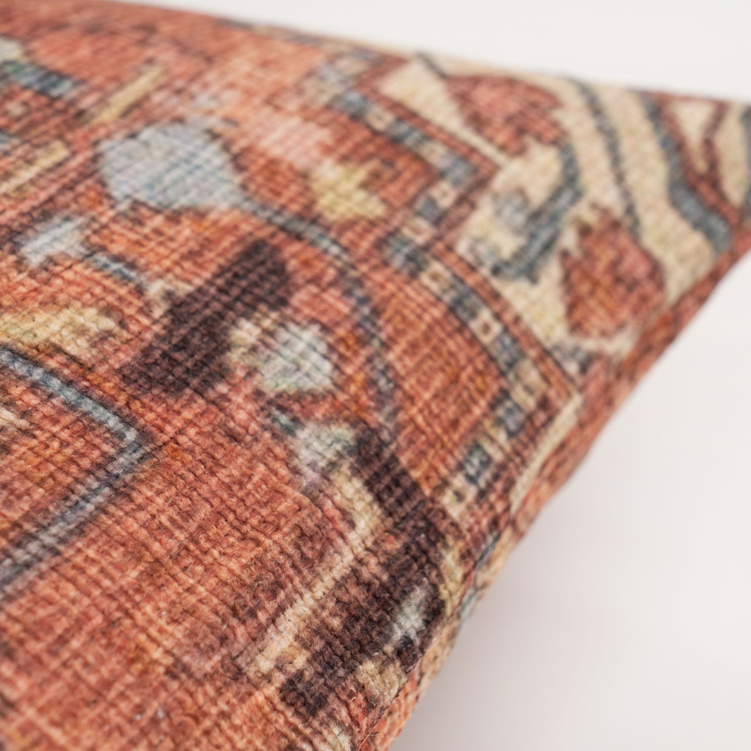 Terracotta Aztec Cushion Cover